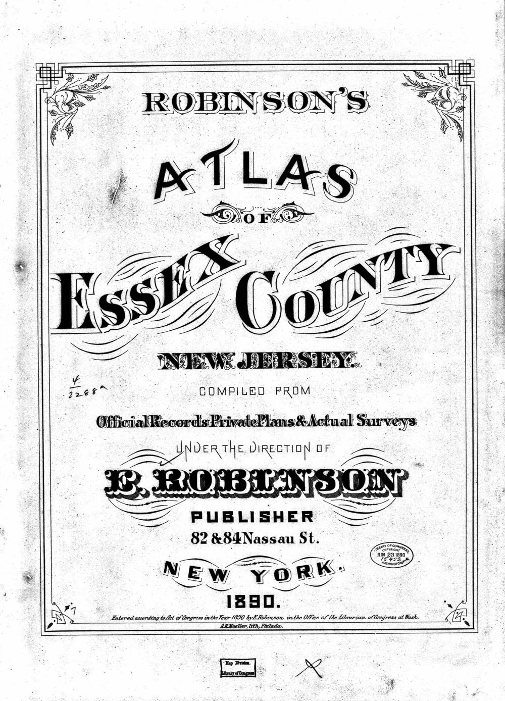 Robinson 1890 Atlas of Bloomfield